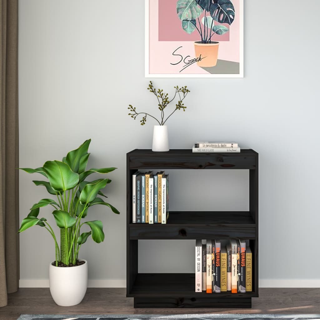 piccola libreria dritta Nera 33,5x39,6x79,7 cm