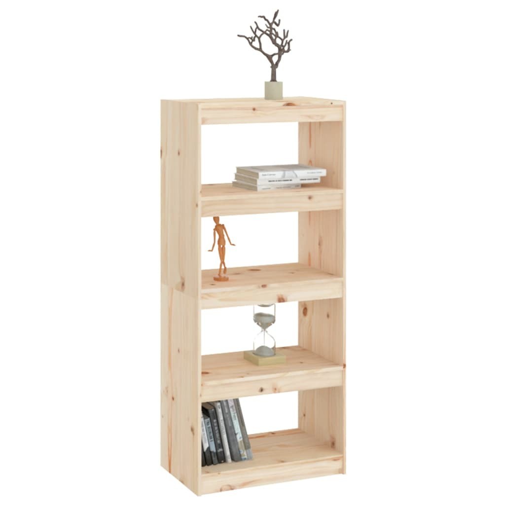 homiuse Libreria/Divisorio Legno Libreria Scaffale Soggiorno Librerie  Mensole Scaffali In Legno Libreria Verticale 60x35x167 cm in Legno Massello  di Pino : : Casa e cucina