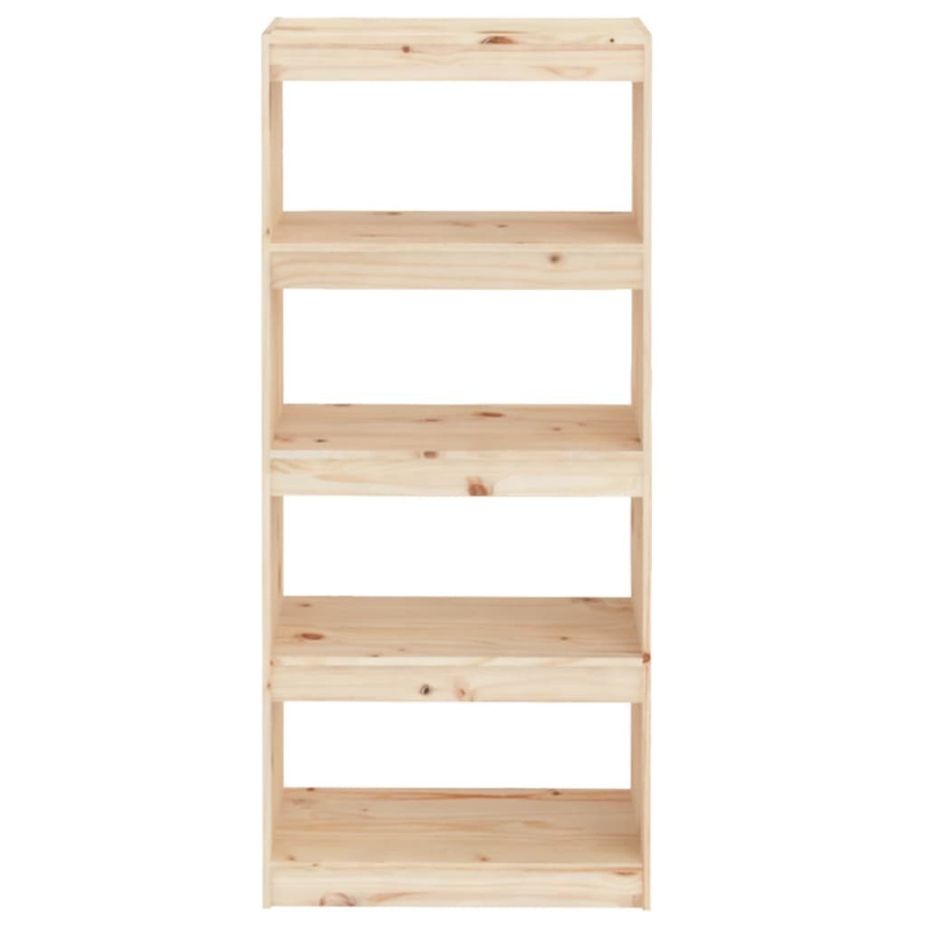 UYSELA Home Arredamento Libro Armadietto/Divisorio Bianco 60x30x167.5 cm  Dimensioni Legno Solido Pino