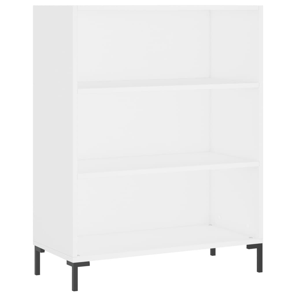 Libreria effetto legno bianca cm. H.162 x L.69 x P.27,5 RANCHO