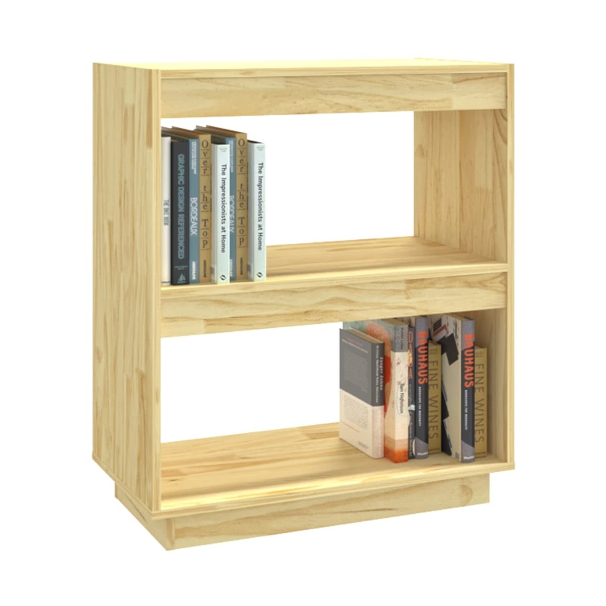 Libreria 60x35x71 cm in Legno Massello di Pino