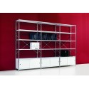 Scaffale modulare con ante scorrevoli design moderno Melker 22