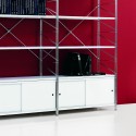 Scaffale modulare con ante scorrevoli design moderno Melker 22