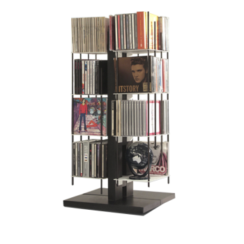Mensola porta CD - Set di 6 - 45 cm - Acciaio