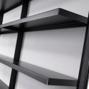 Scaffalatura libreria a muro in acciaio design moderno Astryd 7