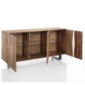 Credenza bassa in legno massello di acacia Riddal