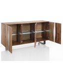 Credenza bassa in legno massello di acacia Riddal