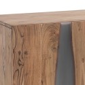 Credenza bassa in legno massello di acacia Riddal