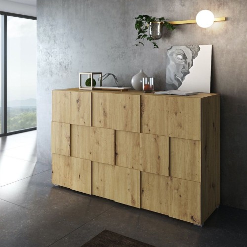 Madia design moderno finitura rovere Units