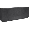 Credenza moderna Annabel 4A/3C Slate