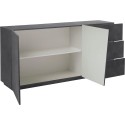 Credenza moderna Annabel 2A/3C Slate