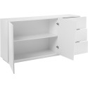 Credenza moderna Annabel 2A/3C White