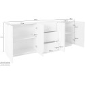 Credenza cucina Taylor 4A/3C Cement