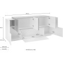 Credenza cucina Lukas 3A/4A WM