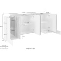 Credenza cucina moderna Kevin 2A/4A WM