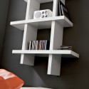 Libreria a parete design moderno Gilmar