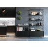 Libreria in acciaio design moderno Melker 45