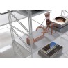 Libreria in acciaio design moderno Melker 45