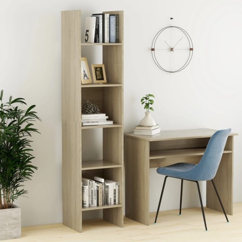 Libreria Rovere Sonoma 40x35x180 cm in Truciolato