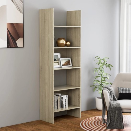 Libreria Rovere Sonoma 60x35x180 cm in Truciolato