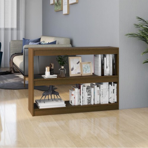 Libreria/Divisorio Marrone Miele 100x30x71,5 cm Legno di Pino