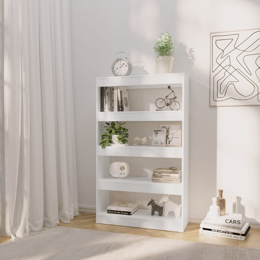 Libreria/Divisorio Bianco 80x30x135 cm in Truciolato